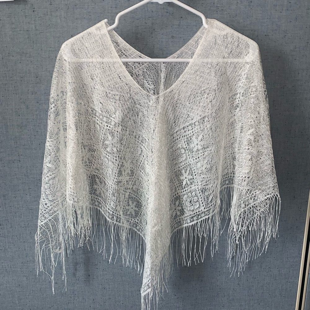 Lace poncho